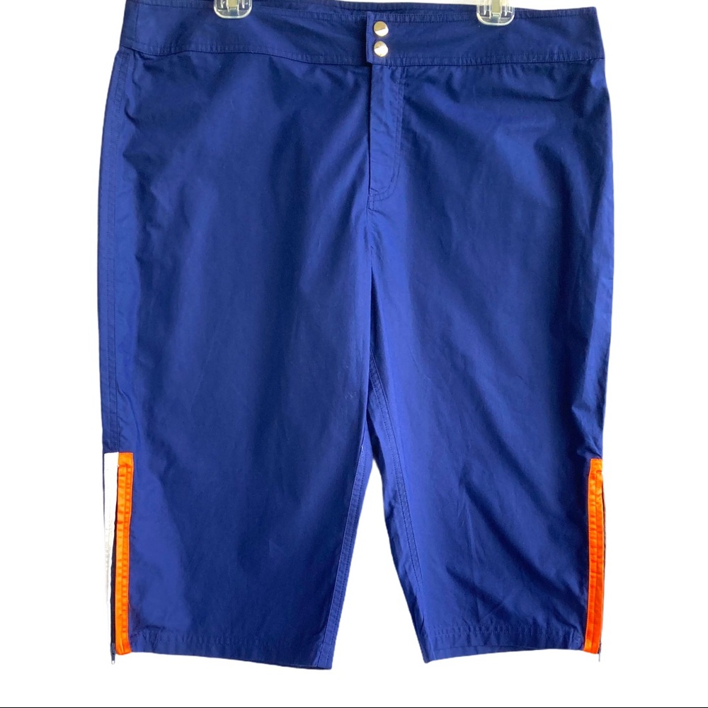 Men's blue Pony shorts. Sz L